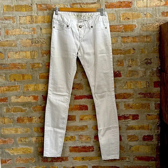 Express Low Rise Jean Leggings White - Picture 1 of 8